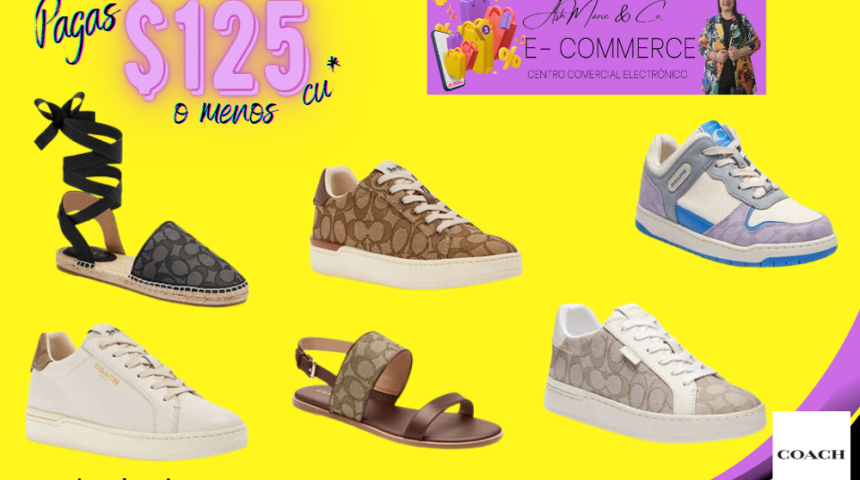 COACH – Variedad de Calzado en PROMOCIÓN ONLINE  ¡¡¡Mientra Duren!!!!!